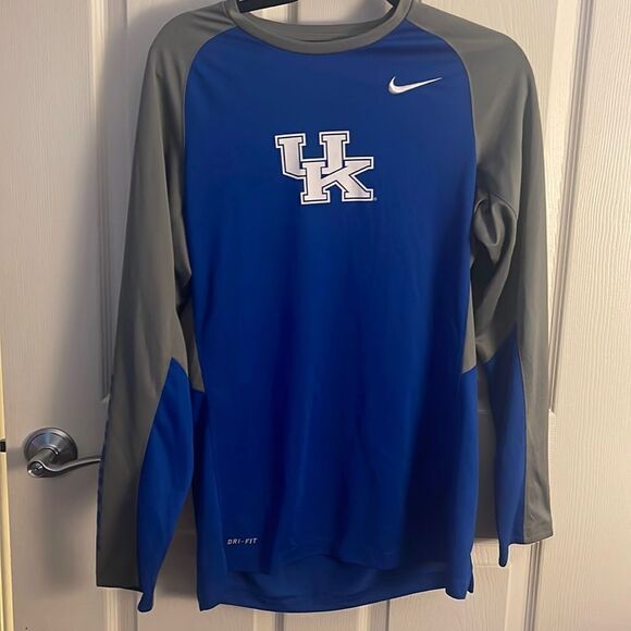 Nike dry fit blue and gray University of Kentucky size medium - Picture 1 of 2